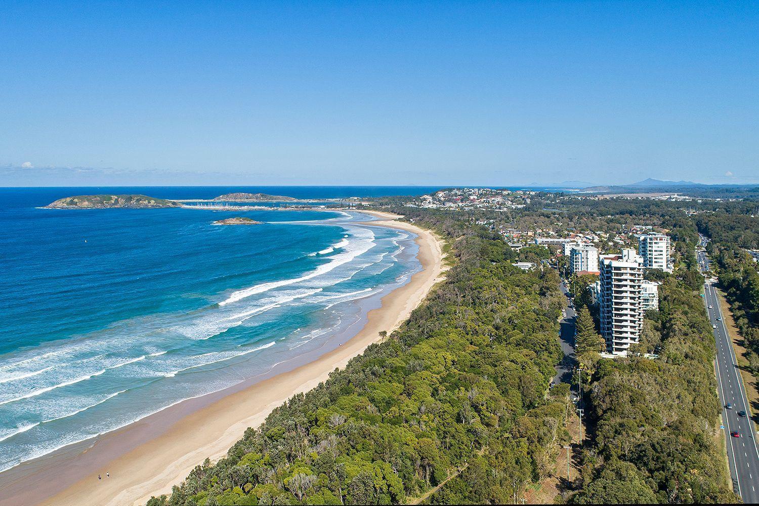Pacific Towers Beach Resort Кофс Харбър Екстериор снимка